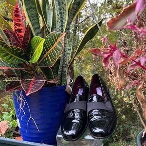 Men’s Black Patent Leather Loafers